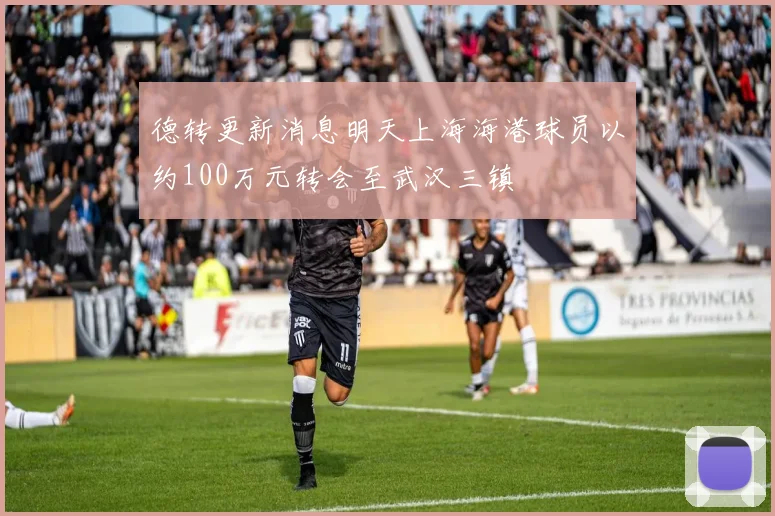 德转更新消息明天上海海港球员以约100万元转会至武汉三镇
